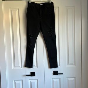 Black Ripped Jeans- Size 9